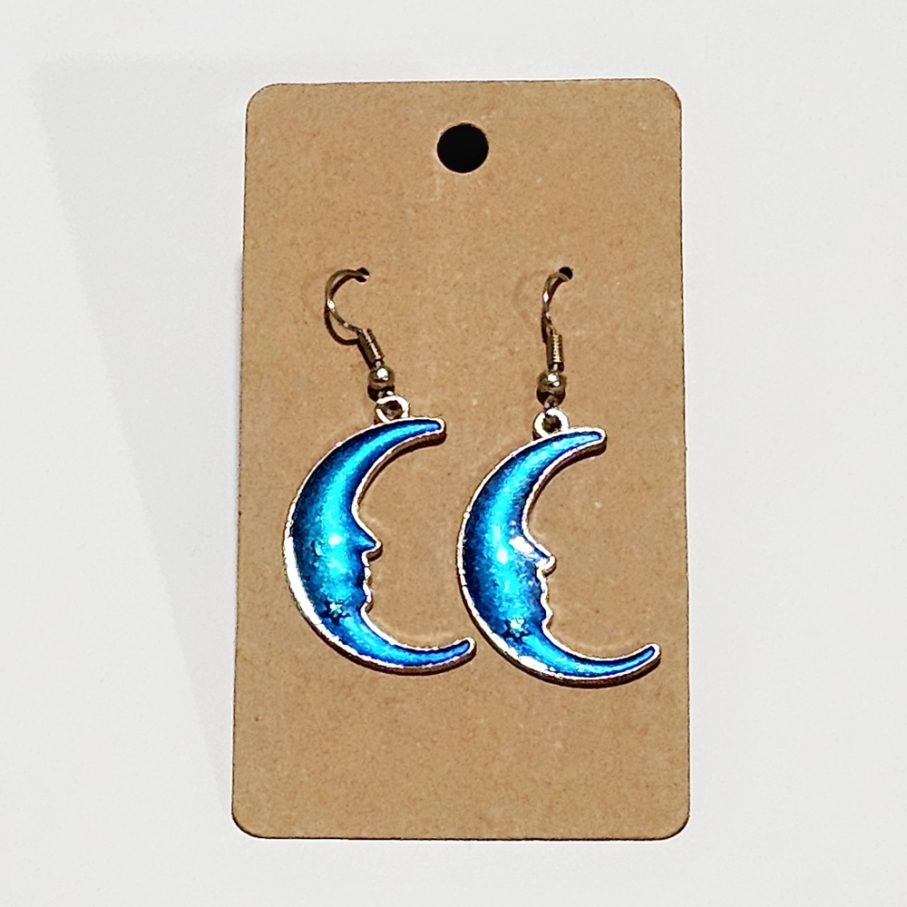 Lunar Blue Moon Earrings
